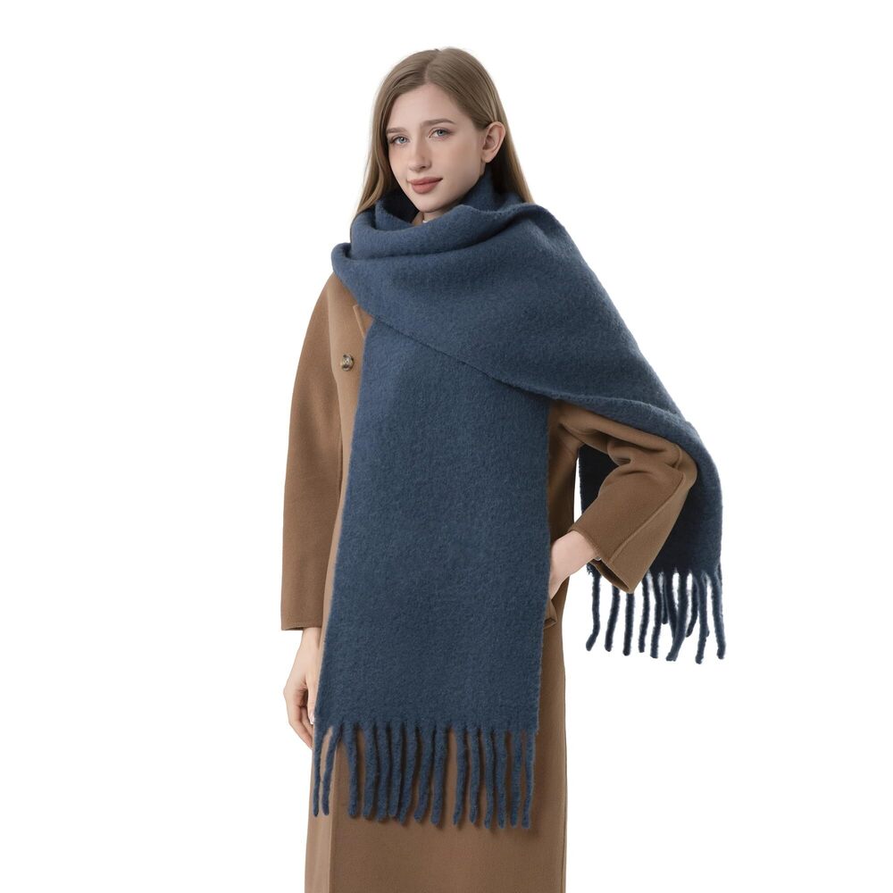 8715 Wool Scarf Wrap With Gift Box For Women Men Idea